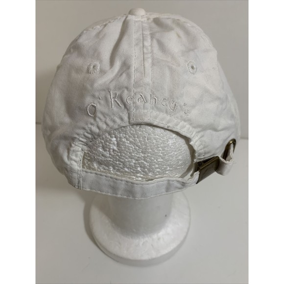 EQUESTRIAN EMBROIDERED RUNNING HORSE BASEBALL CAP COLOR WHITE O'Keaheys - Picture 6 of 12